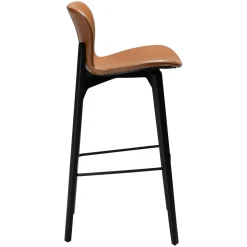 Paragon Barstol Vintage Light Brown Art.Leather, Black 75 cm