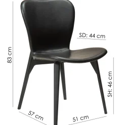 Paragon Stol Pebble Earth Bouclé, Black Ash