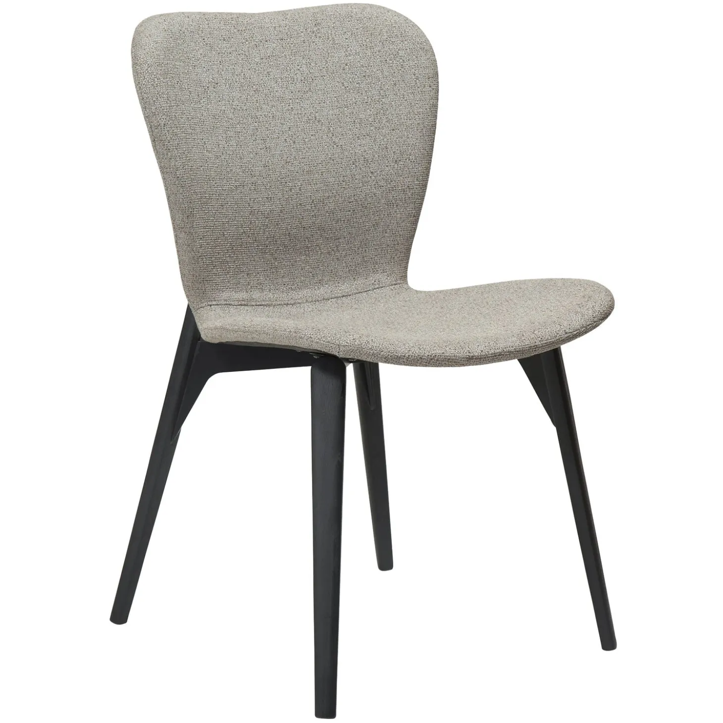 Paragon Stol Pebble Earth Bouclé, Black Ash