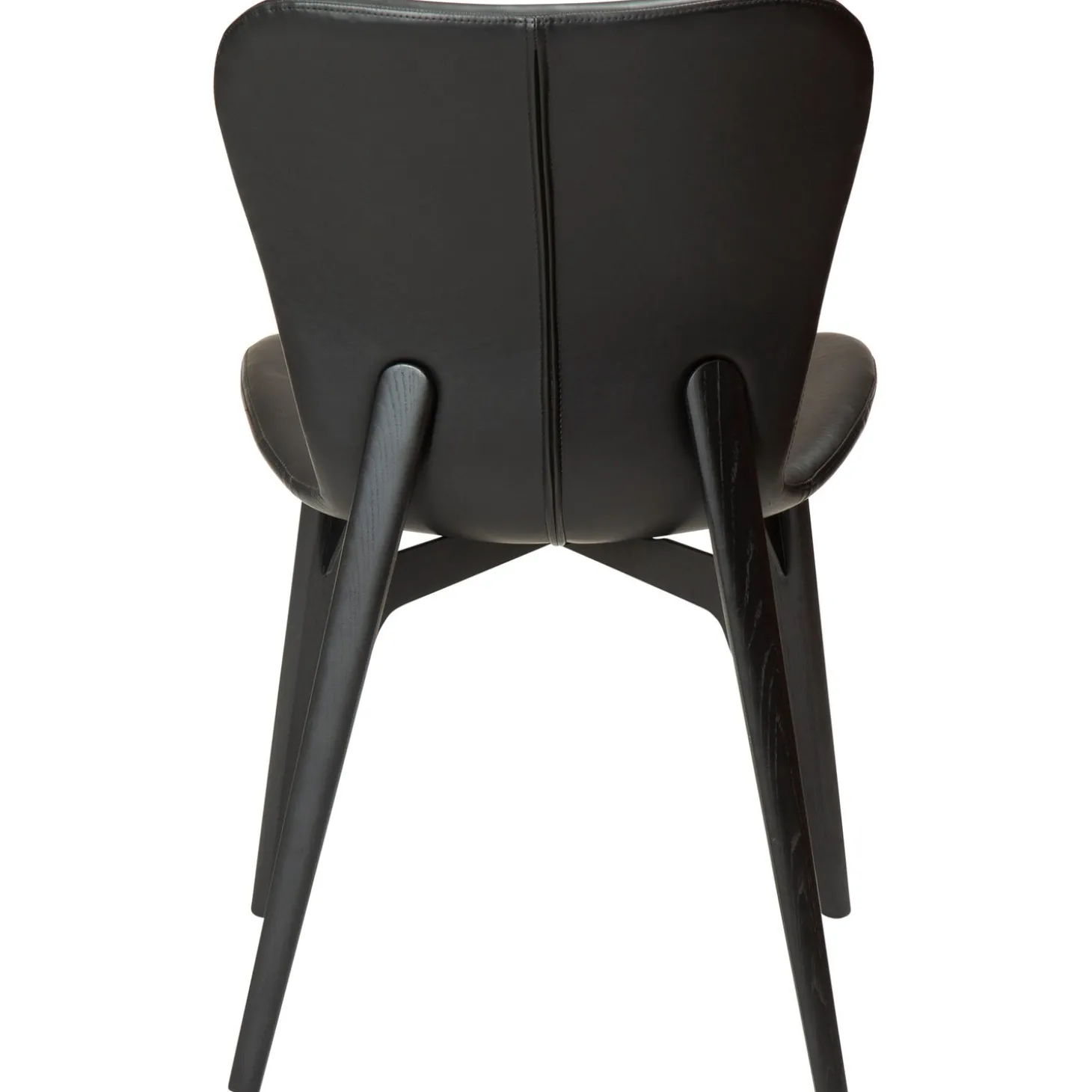 Paragon Stol Vintage Black Art.Leather, Black Ash