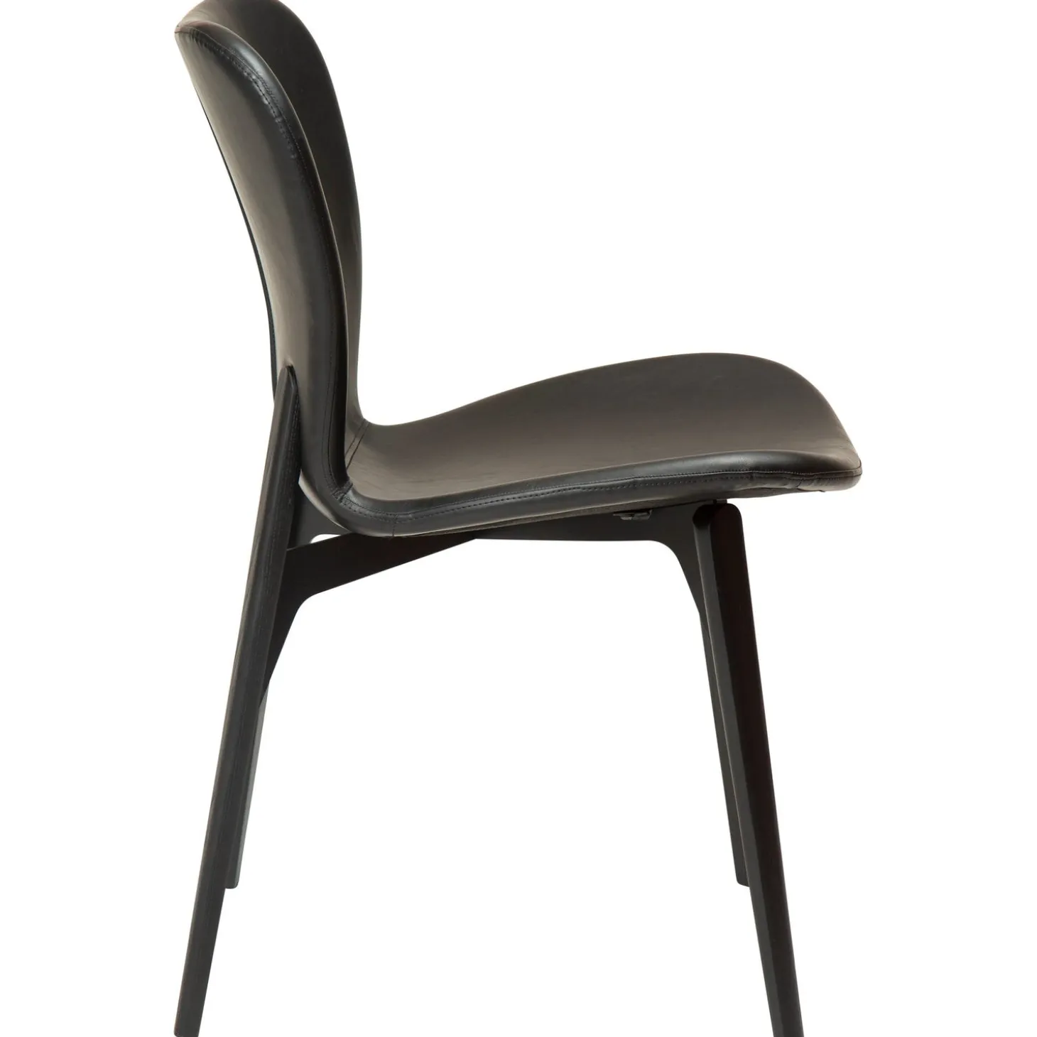 Paragon Stol Vintage Black Art.Leather, Black Ash