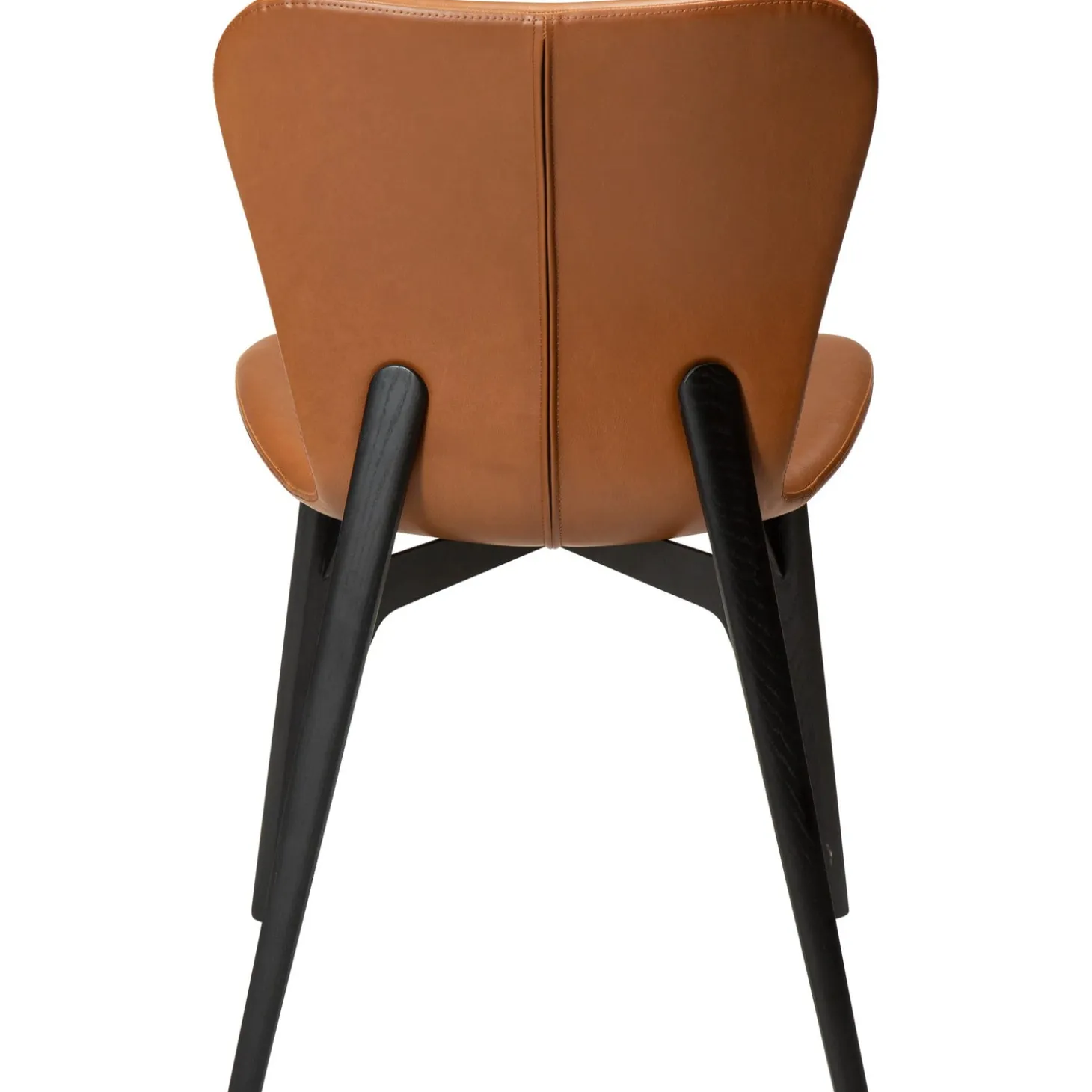 Paragon Stol Vintage Light Brown Art.Leather, Black Ash