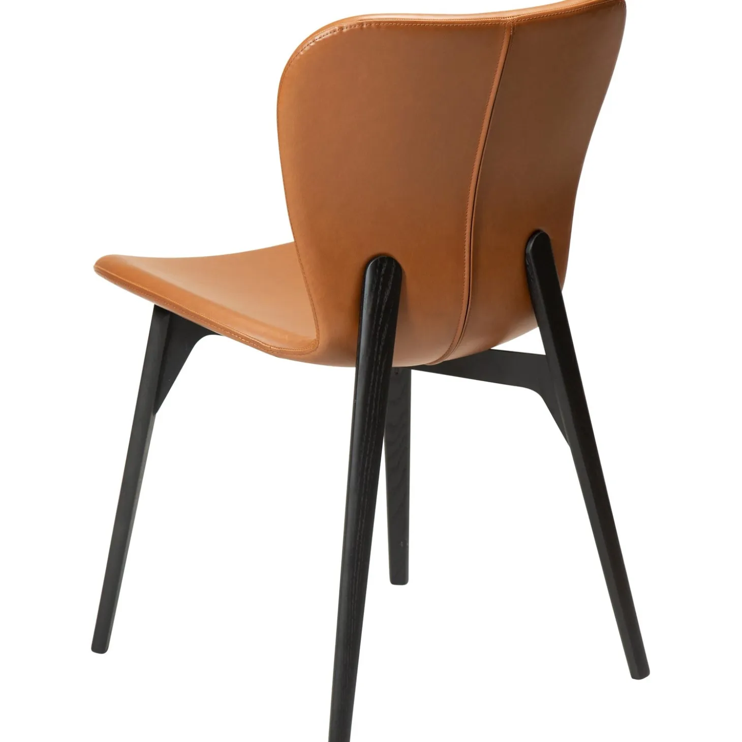 Paragon Stol Vintage Light Brown Art.Leather, Black Ash