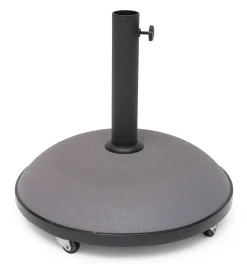 Parasollfot 35 kg med Hjul Grå