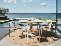 Peace Matbord Rund 150 cm Light Grey