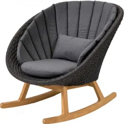 Peacock Gungstol Grå