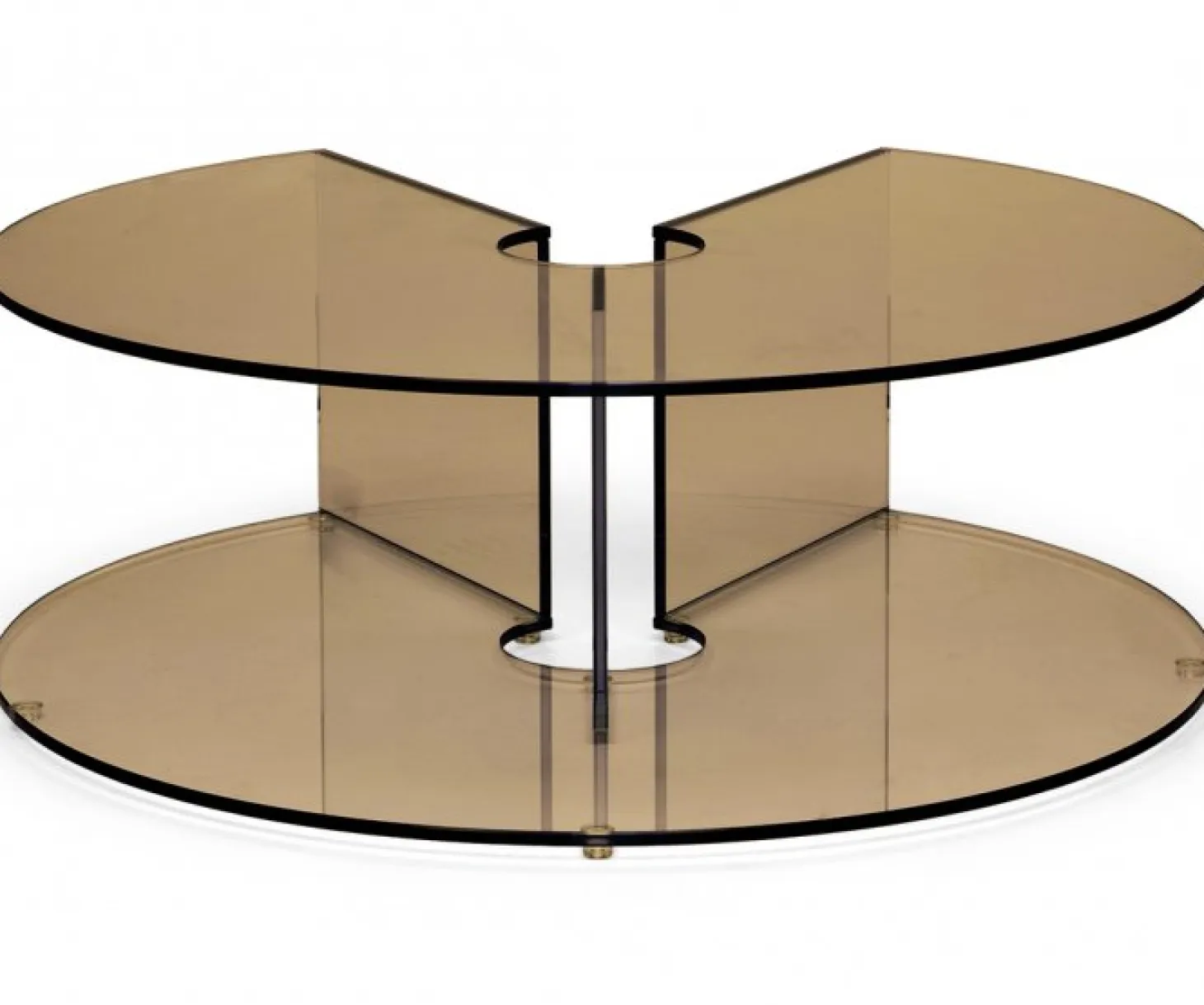 Pepe Soffbord Glas 90cm Bronze