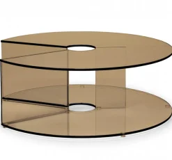 Pepe Soffbord Glas 90cm Bronze