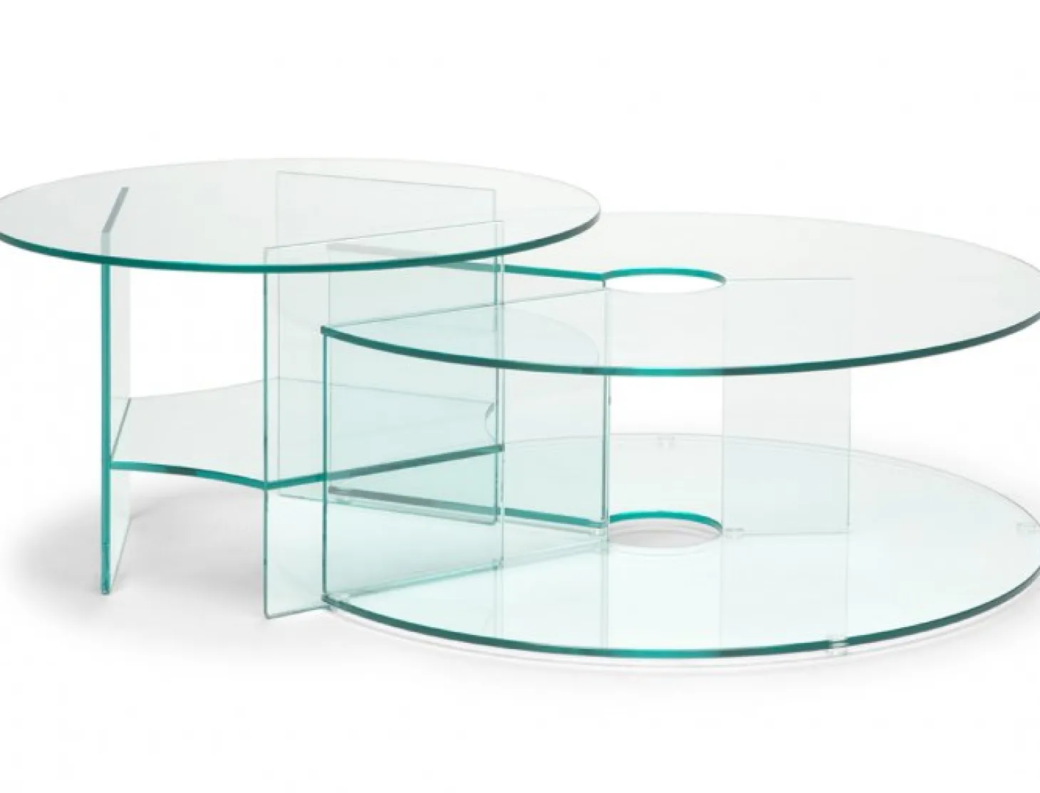 Pepe Soffbord Glas 70cm Transparent
