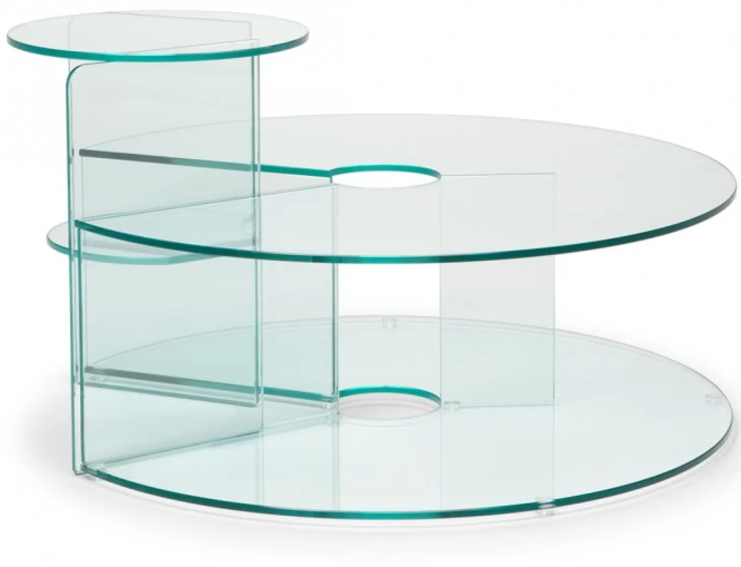 Pepe Soffbord Glas 90cm Transparent