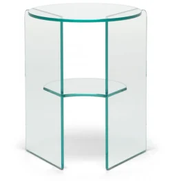 Pepe Soffbord Glas 40cm Transparent