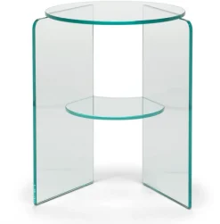 Pepe Soffbord Glas 40cm Transparent