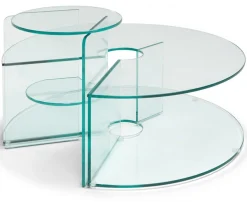 Pepe Soffbord Glas 40cm Transparent