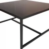 Pierre Soffbord 100x100cm Svart Glas