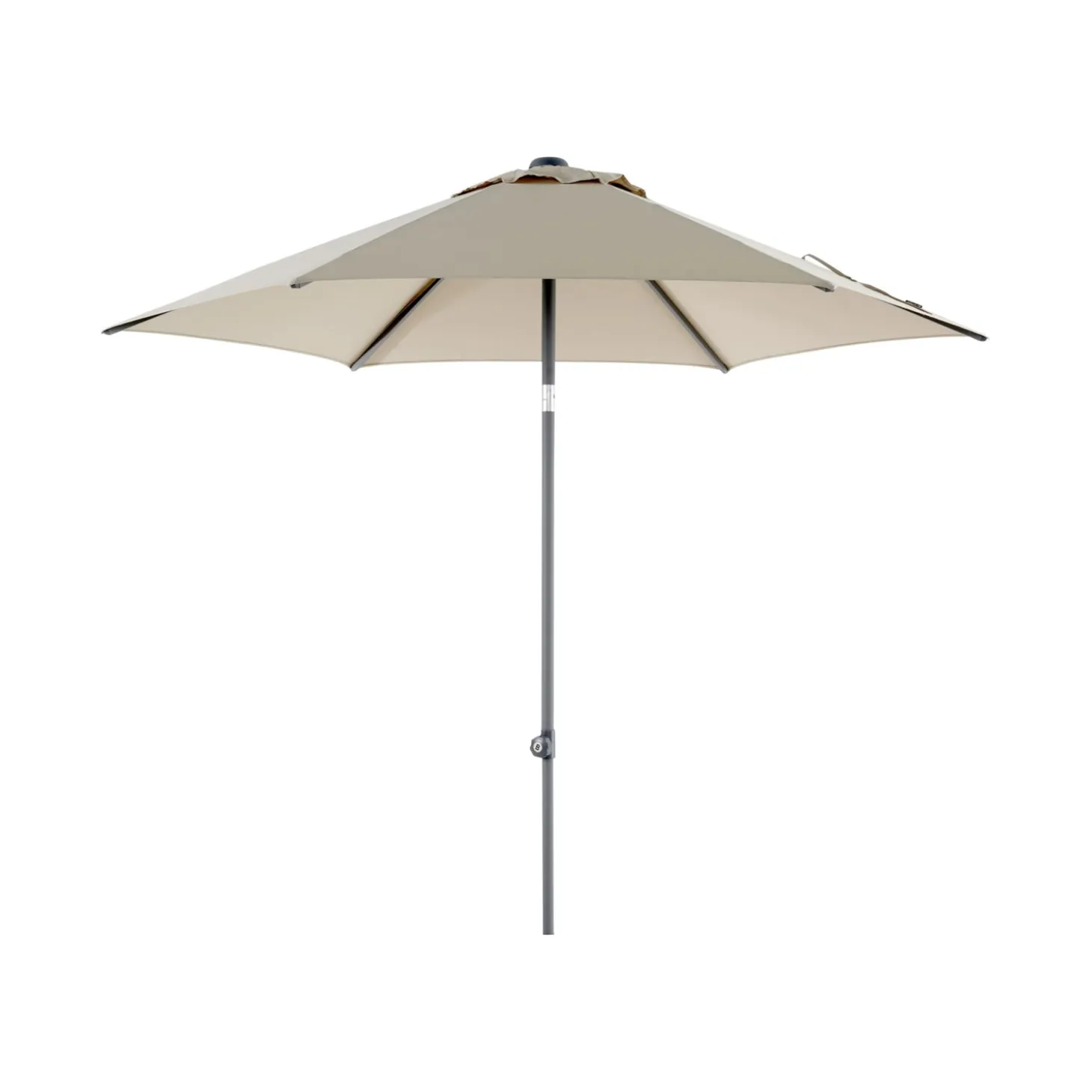 Poppi Parasoll 250 cm Champagne