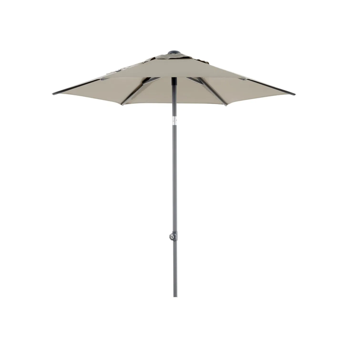 Poppi Parasoll 200 cm Taupe