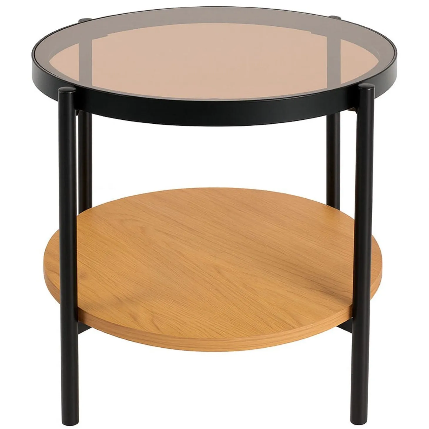 Powis Sidobord Ø48 cm Tawny Natural
