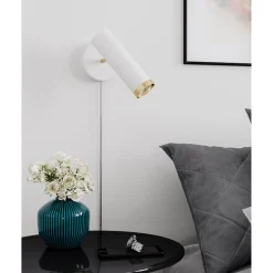 Puls Spotlight Vägglampa Vit Matt