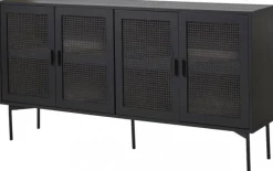 Raffels Sideboard 4 Dörr Svart
