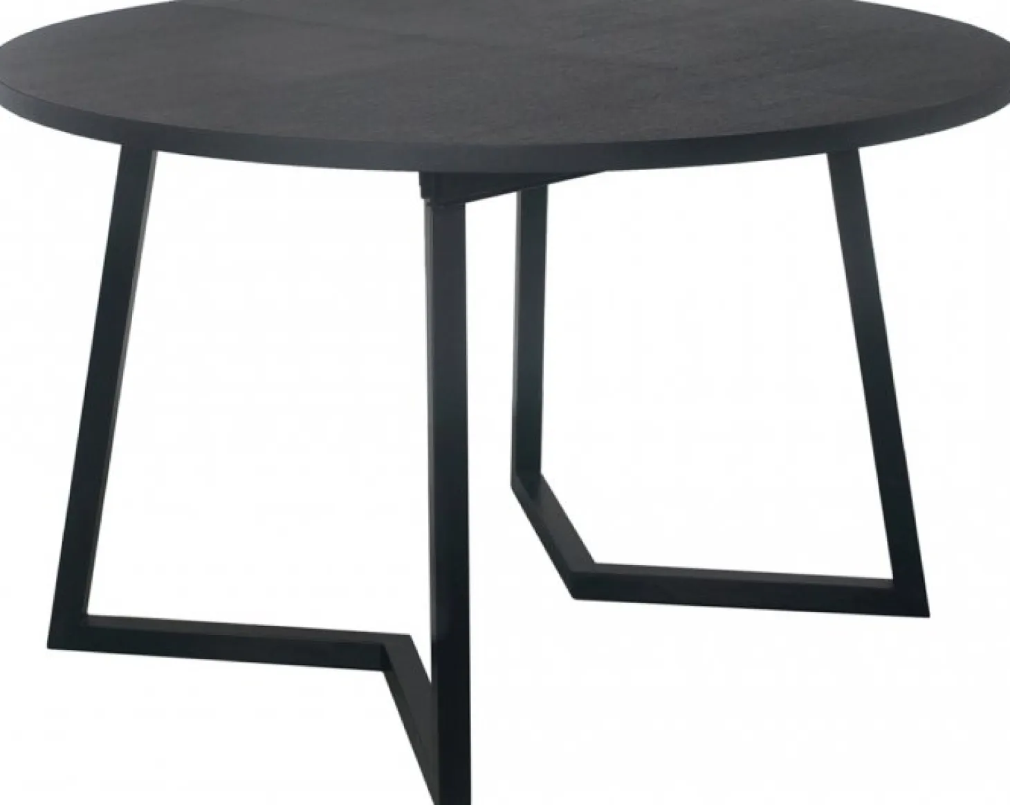 Röa Matbord Runt 120-200cm Svart