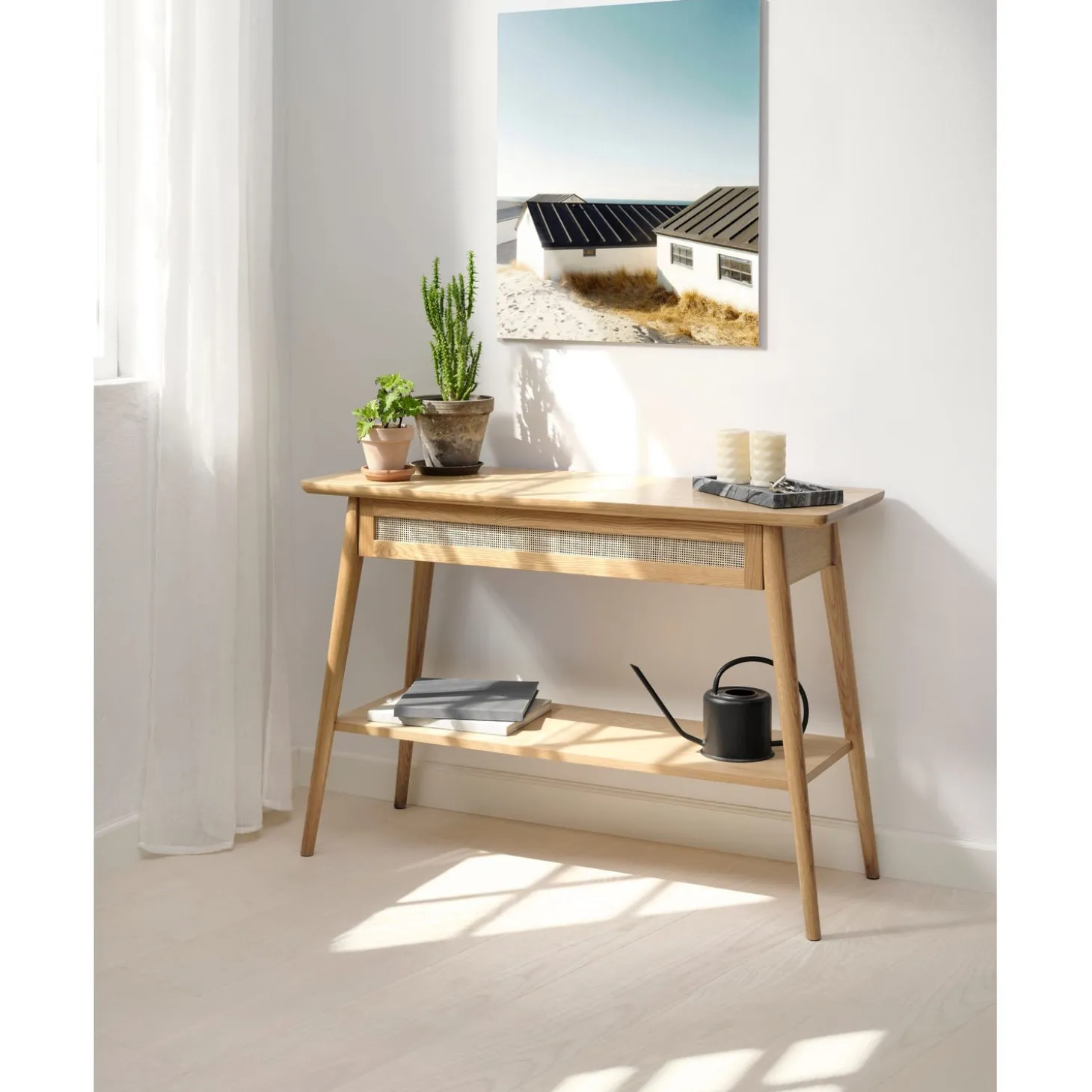 Raquel 110 cm Avställningsbord Naturlig