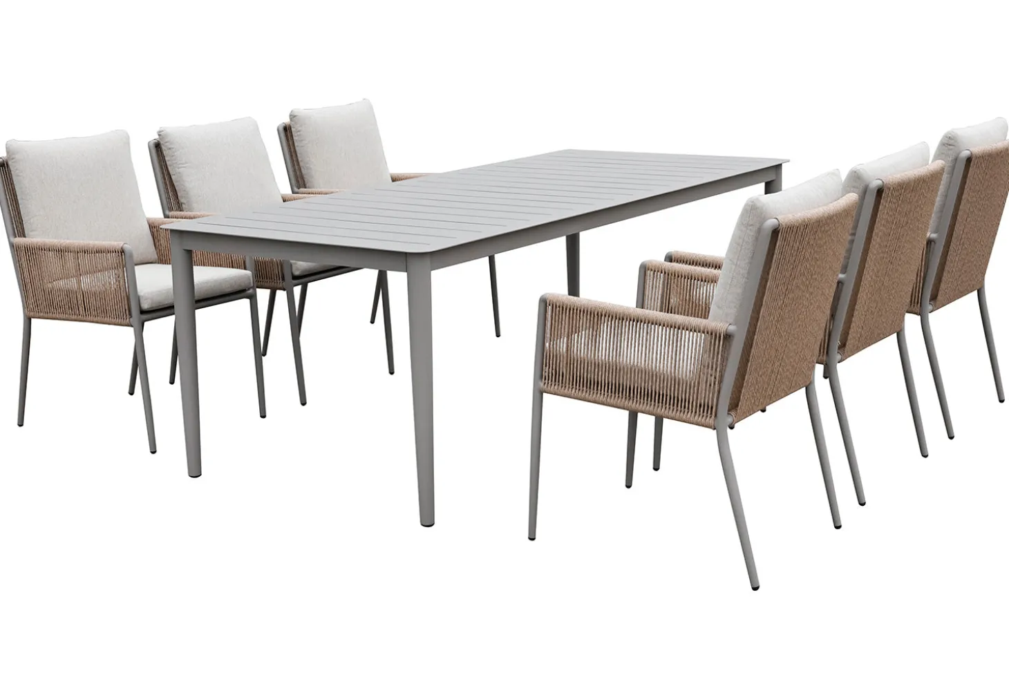 Ravenna Matbord 220x95 cm Khaki