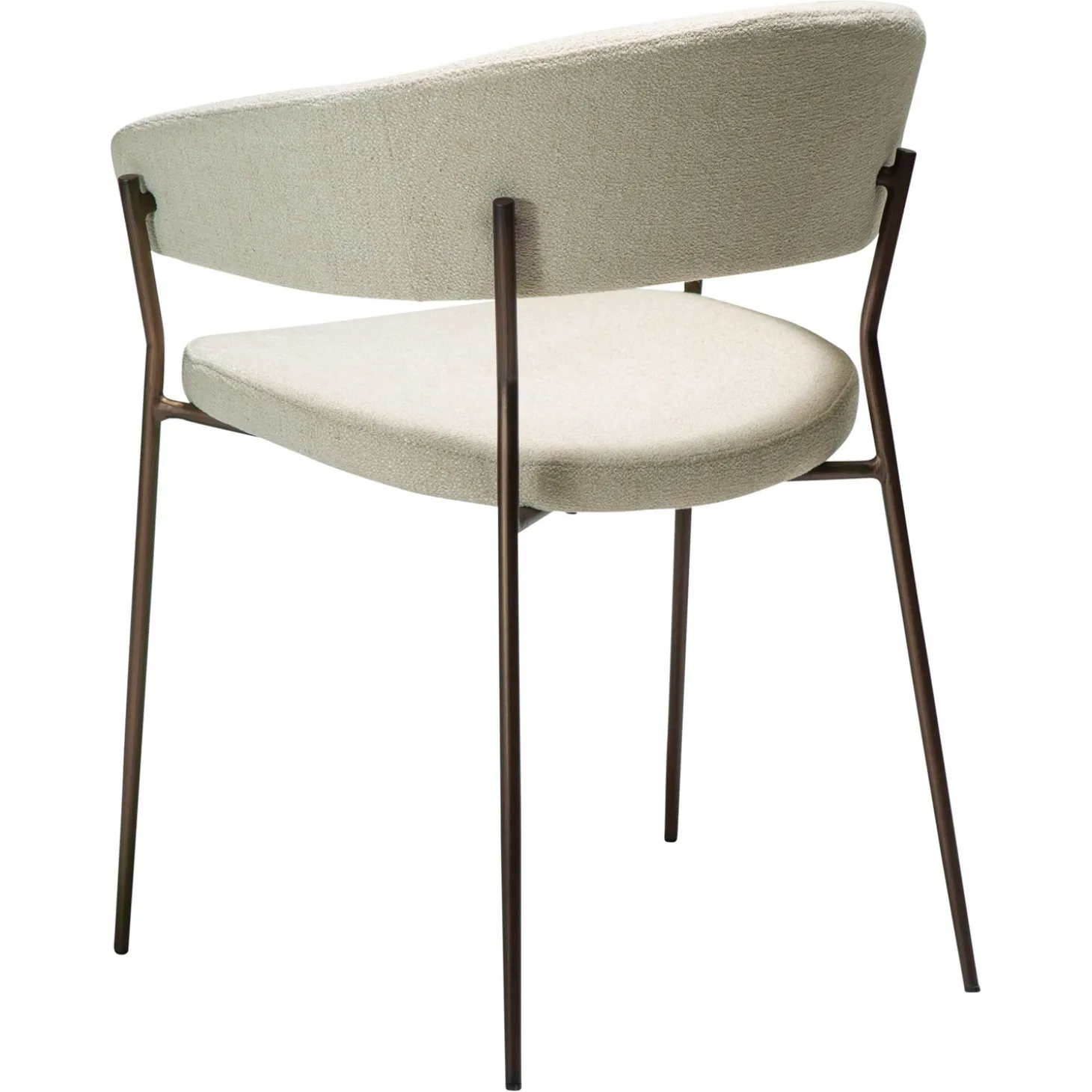 Reboot Stol Simply Beige, Antique Brass