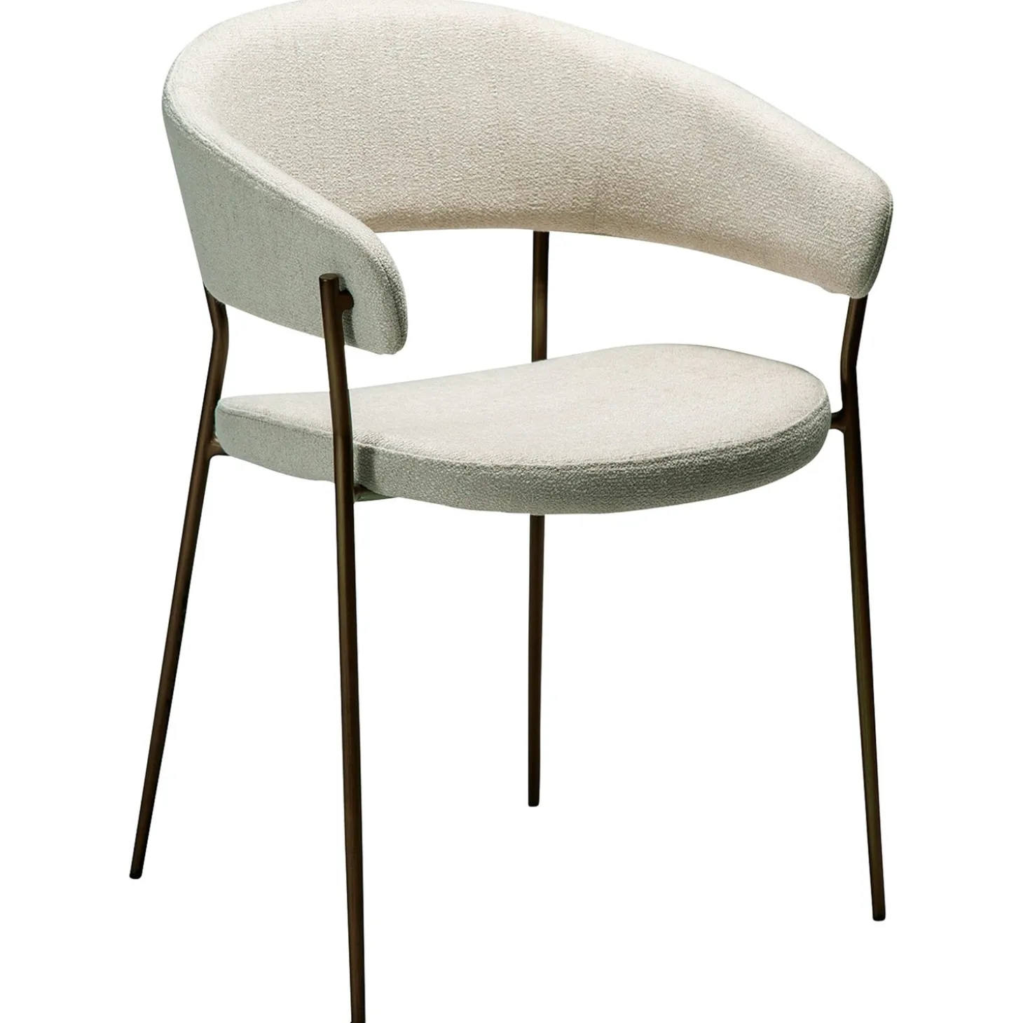 Reboot Stol Simply Beige, Antique Brass