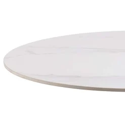 Rennes Matbord Rund 90 cm Vit Unico
