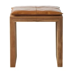 Rib Set Pall Teak, Ljusbrun Sittdyna