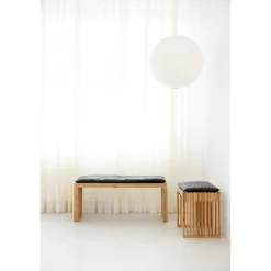 Rib 45x35 cm Pall Teak