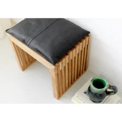 Rib 45x35 cm Pall Teak
