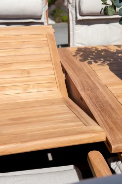 Rimini Bord 110x195-295 cm Teak