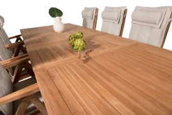 Rimini Bord 110x195-295 cm Teak