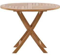 Rimini Matgrupp 100 cm ink Positionsstolar Teak