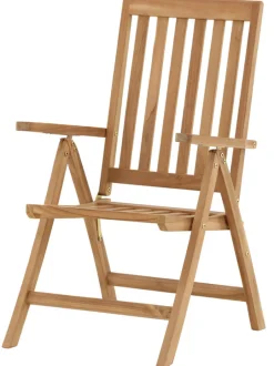 Rimini Matgrupp 100 cm ink Positionsstolar Teak