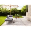 Rio Antracit/Teak Loungebord 50x45 cm