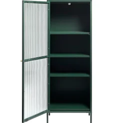 Riviera Vitrinskåp 160 cm Grön