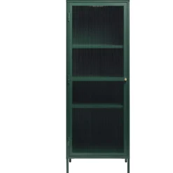 Riviera Vitrinskåp 160 cm Grön