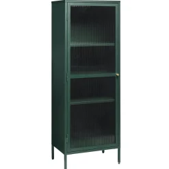 Riviera Vitrinskåp 160 cm Grön