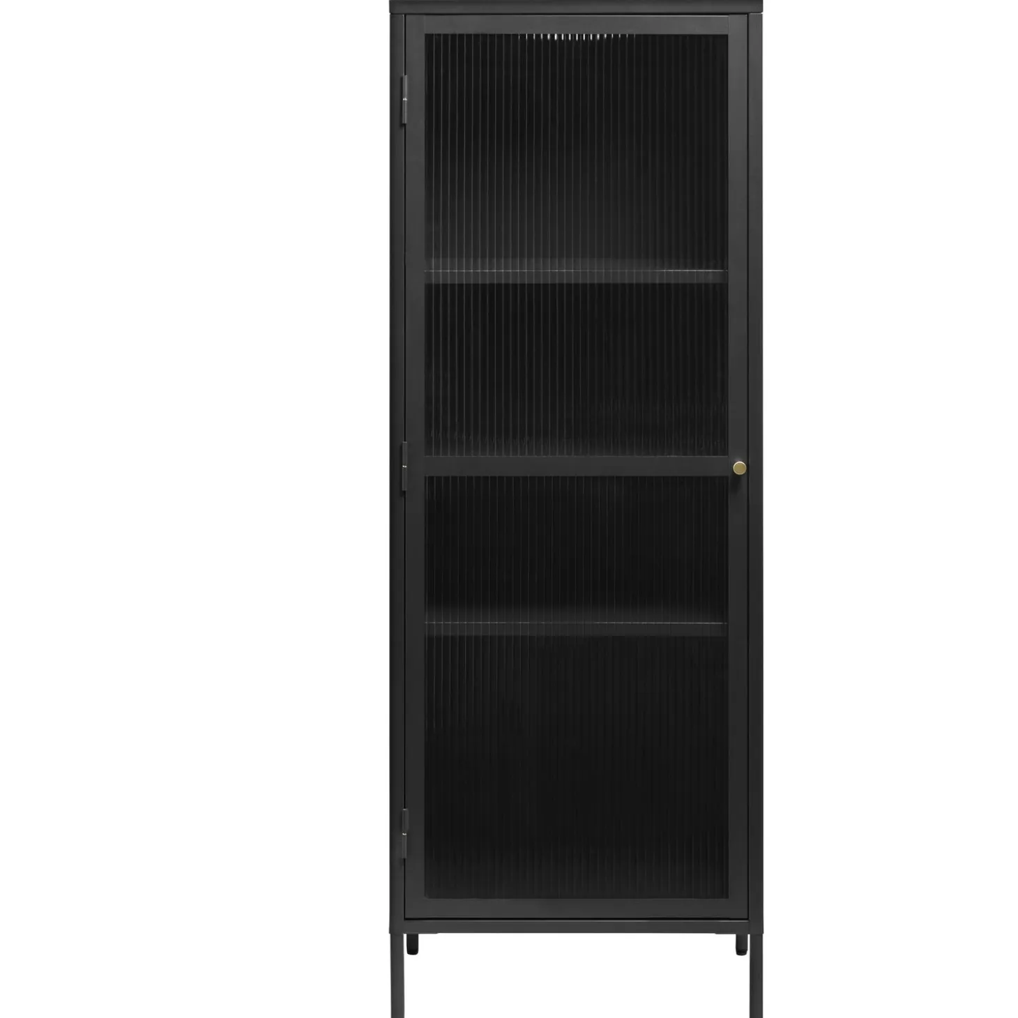 Riviera Vitrinskåp 160 cm Svart