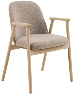Rochefort Karmstol Vitpigmenterad Ek/Beige
