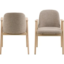 Rochefort Karmstol Vitpigmenterad Ek/Beige