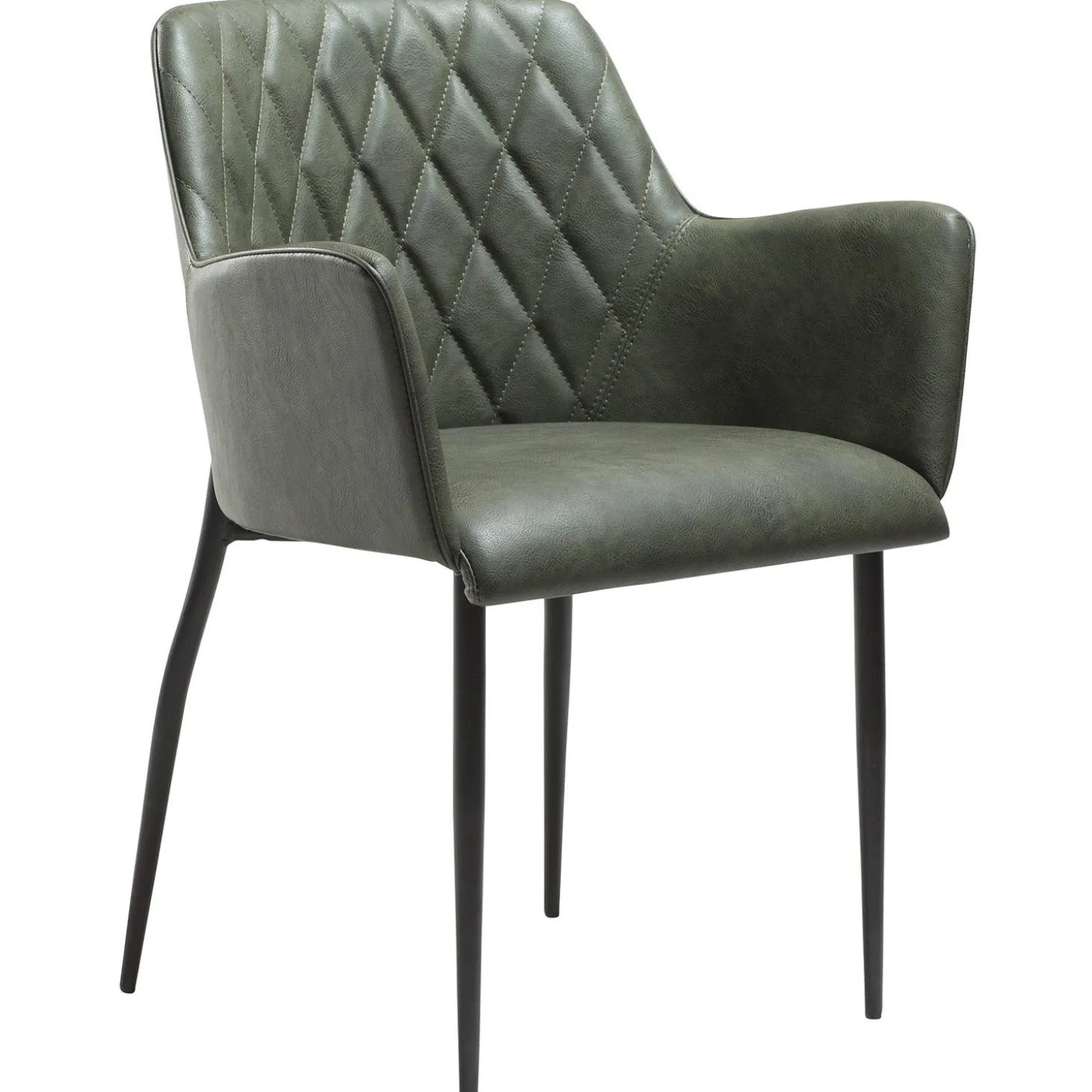 Rombo Stol Vintage Green Art.Leather