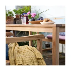 Rosenborg 165x80 cm Trädgårdsbord Teak
