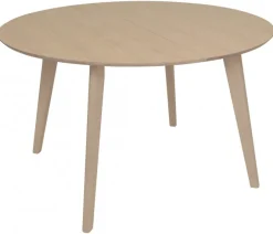 Sagene Matbord 110 cm Vitpigmenterad Ek