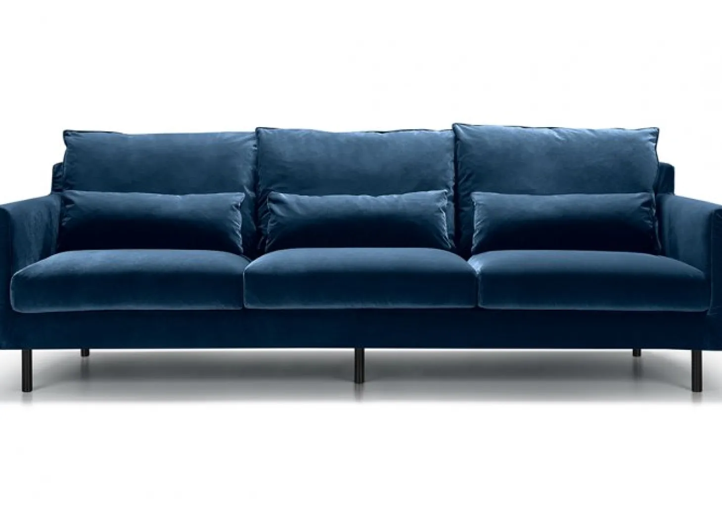 Sally 3-Sits Soffa XL Classic Velvet Dark Blue