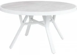 Samvaro Matbord Rund 140 cm Vit