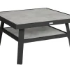 Samvaro Soffbord Antracit/Antracit 90x90 cm
