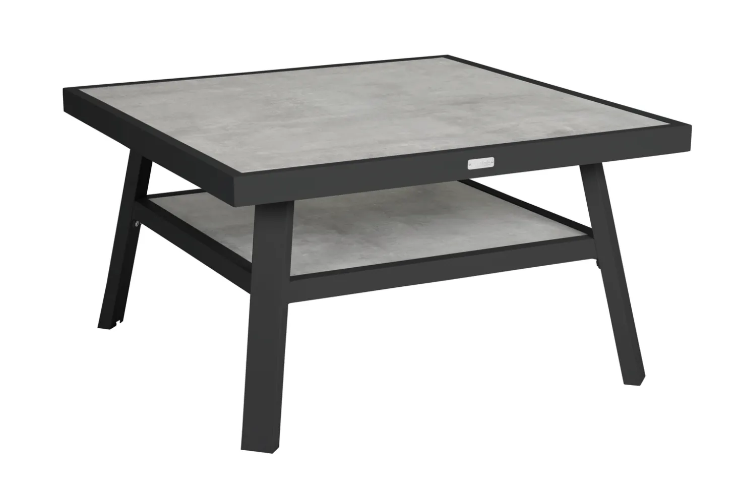 Samvaro Soffbord Antracit/Antracit 90x90 cm